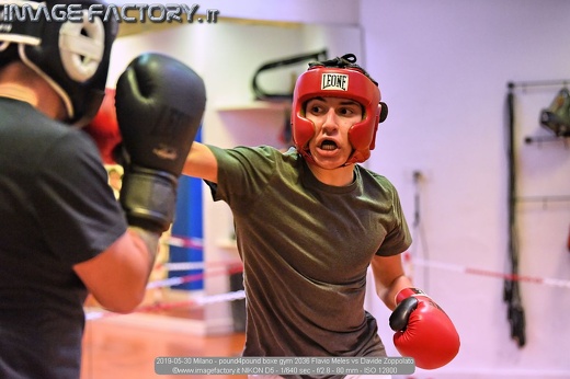2019-05-30 Milano - pound4pound boxe gym 2036 Flavio Meles vs Davide Zoppolato